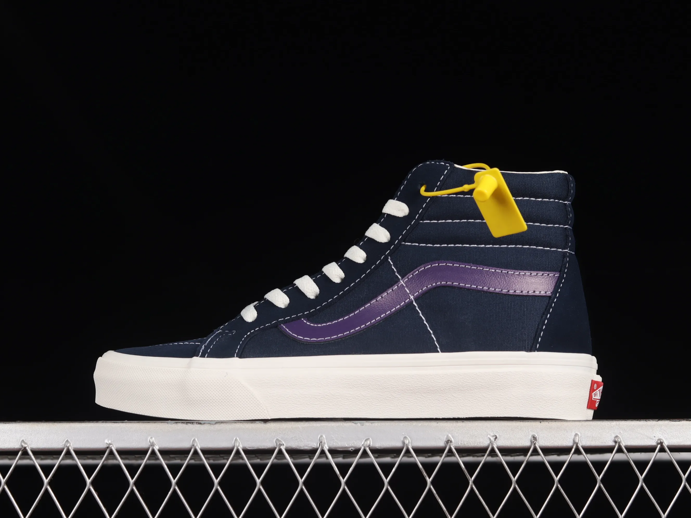 All categories Vans Vans series Vans Hi Vans high-top Vans SK8-Hi Lx Vans official navy blue high-top casual sneakers VN0A4BVB20T
